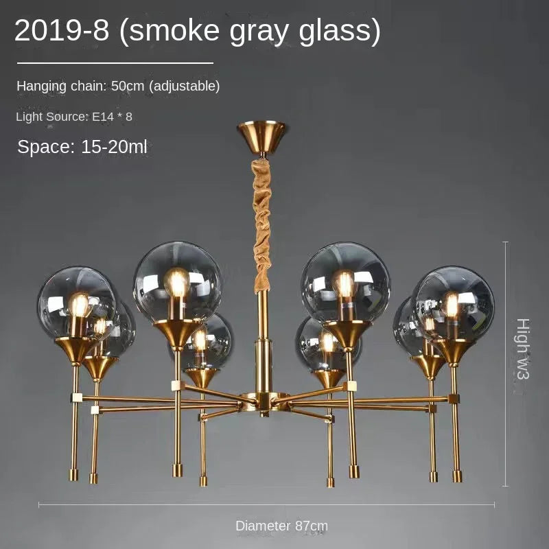 DecorBites™ Designer Metal Chandelier for Modern Living