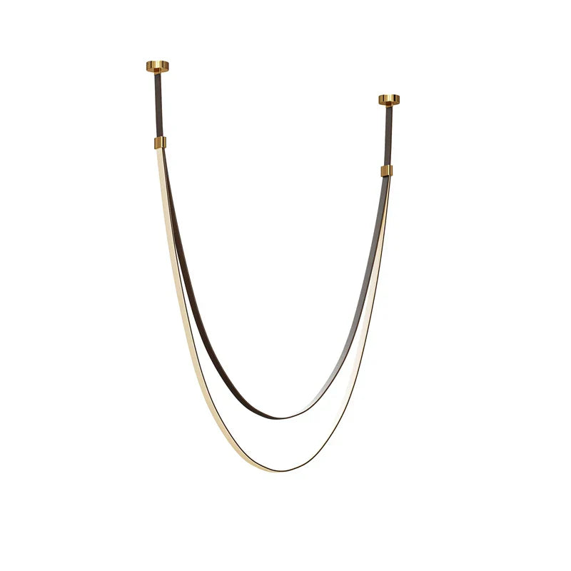DecorBites™ DIY Flexible Leather Belt LED Chandelier