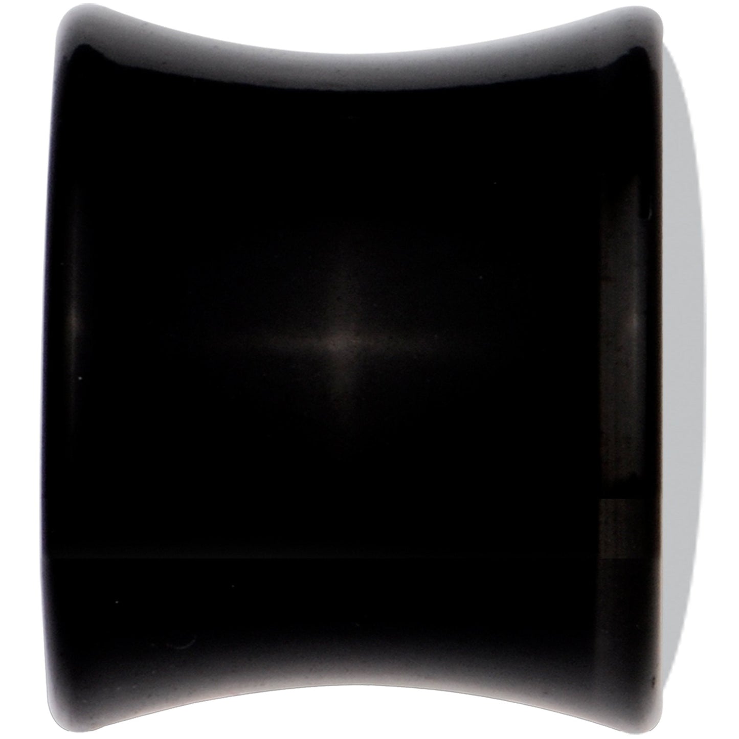 Black Acrylic Man Woman Floral Silhouette Saddle Plug Set 00G