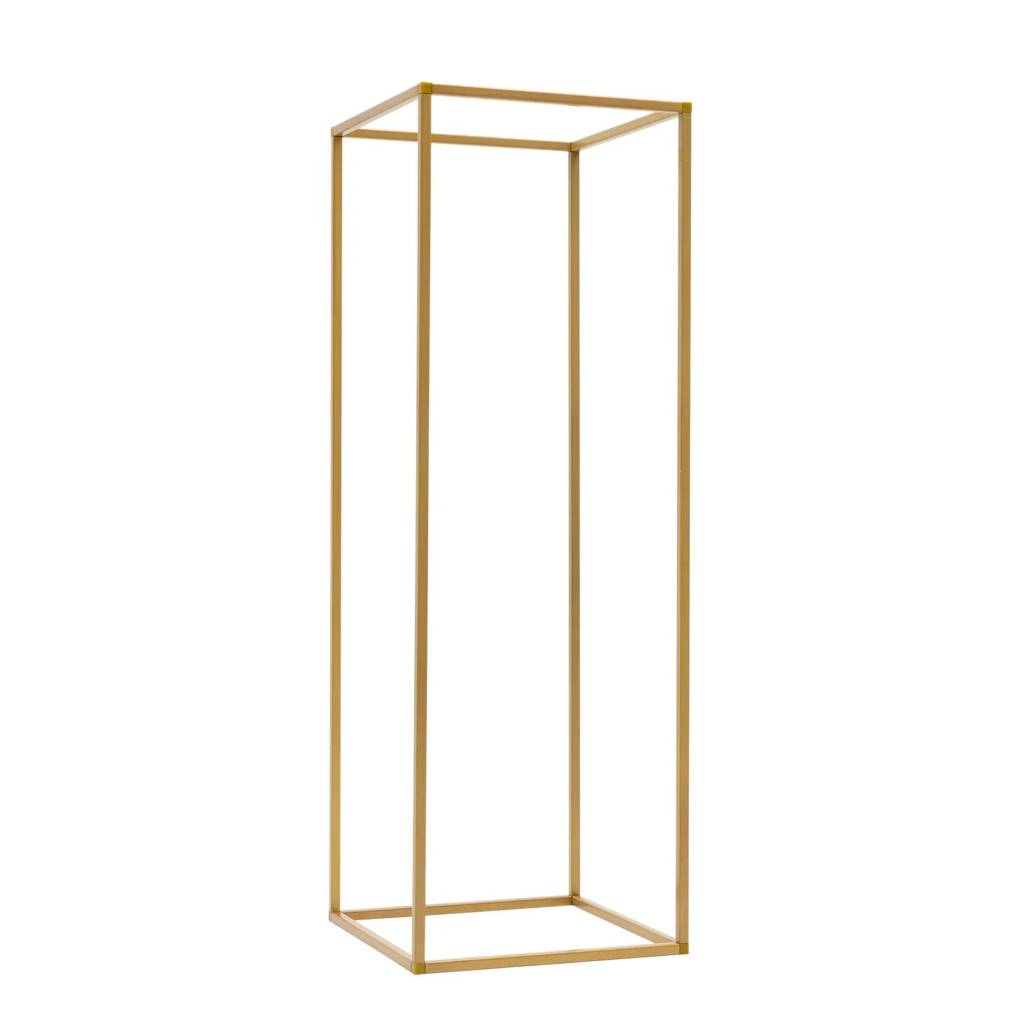 DecorBites™ Elegant 10-Piece Gold Wedding Flower Stand
