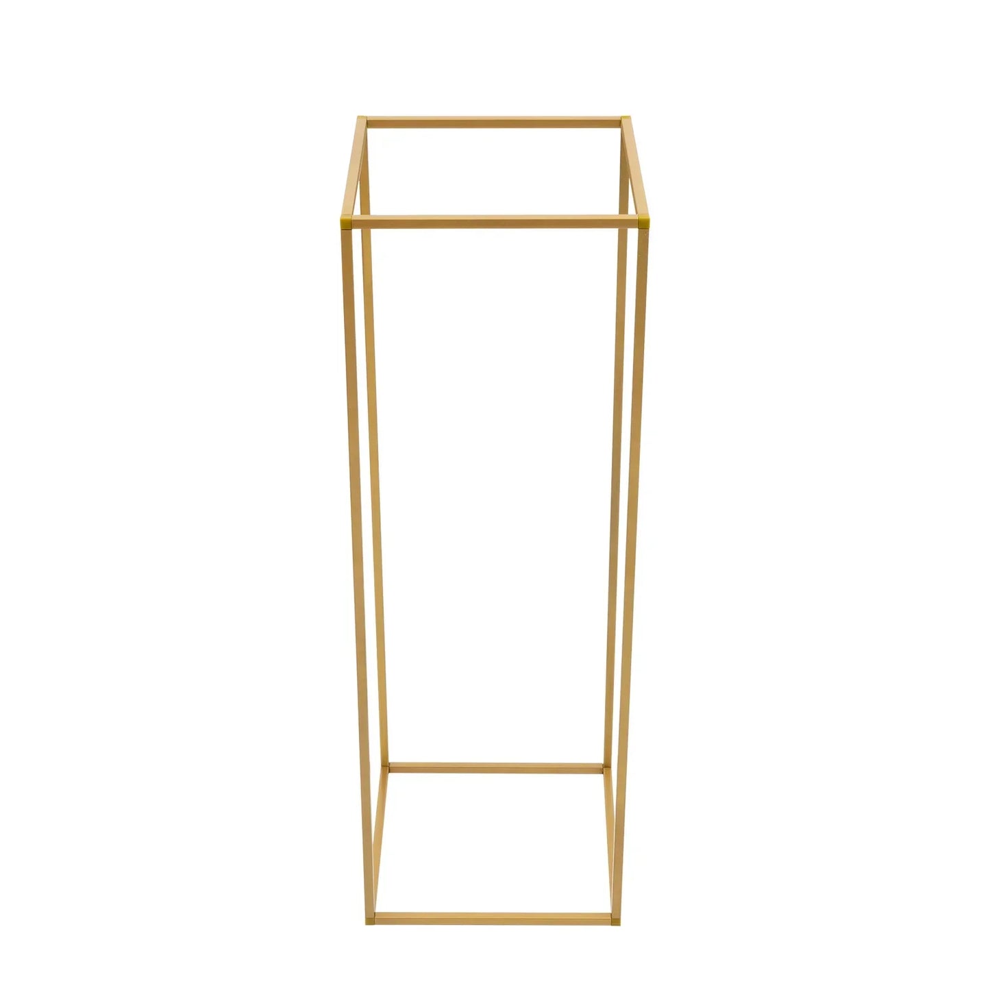 DecorBites™ Elegant 10-Piece Gold Wedding Flower Stand
