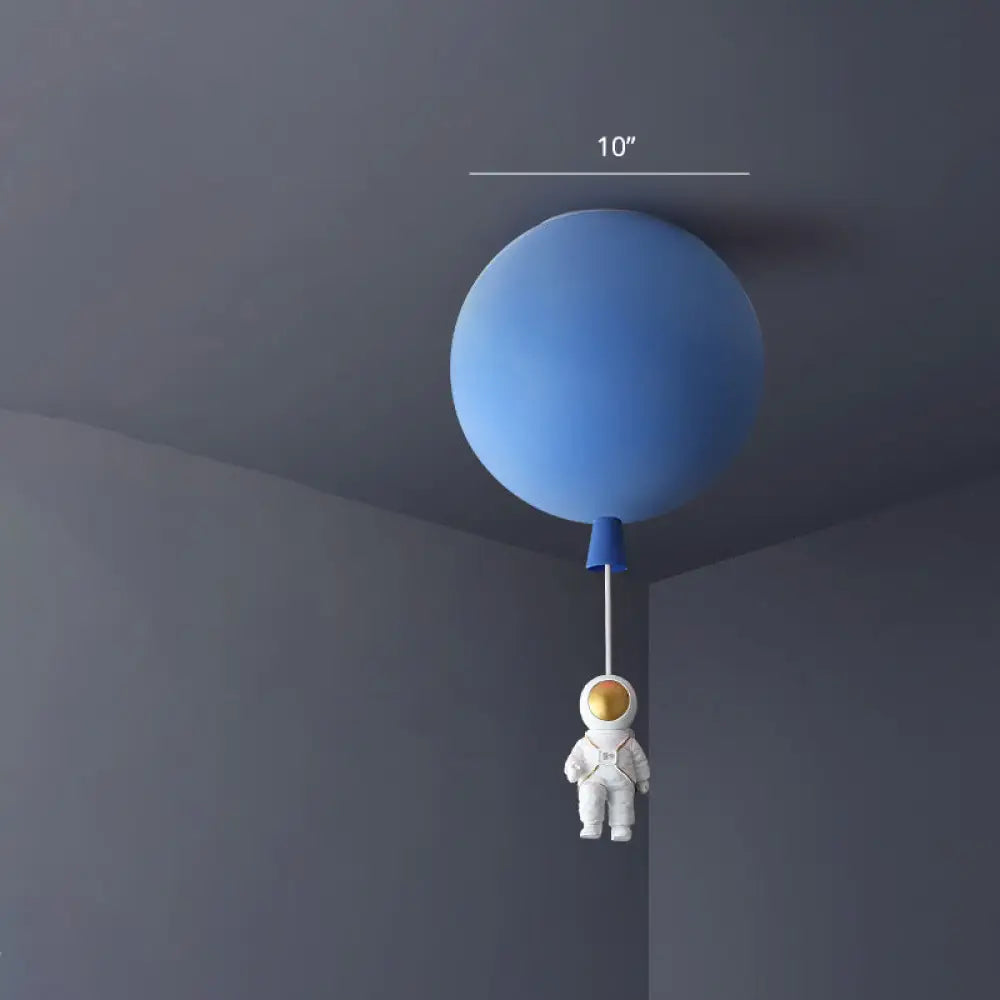 DecorBites™ Emerson - Balloon & Astronaut Ceiling Lamp - Kids Acrylic Pendant Light