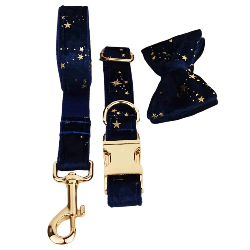 Dark Blue Velvet Set
