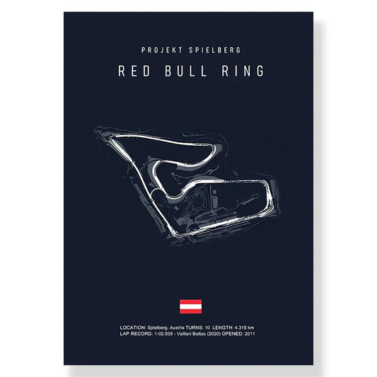 DecorBites™ F1 Circuit Canvas Painting for Living Room