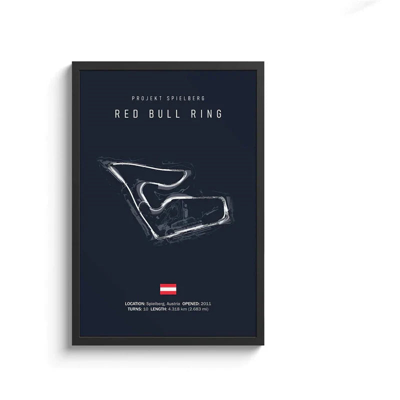 DecorBites™ F1 Circuit Canvas Painting - Motorsport Wall Art