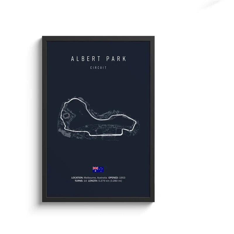 DecorBites™ F1 Circuit Canvas Painting - Motorsport Wall Art