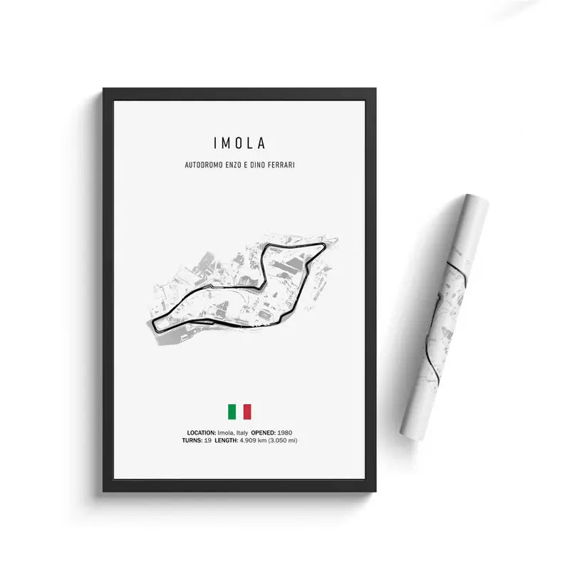 DecorBites™ F1 Circuit Canvas Painting - Motorsport Wall Art