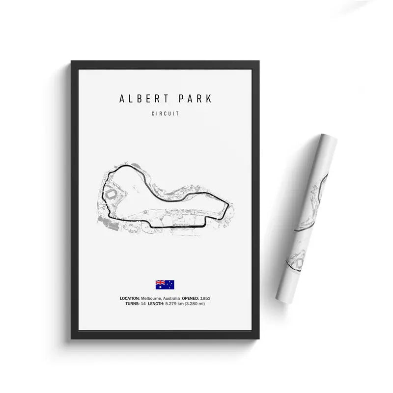 DecorBites™ F1 Circuit Canvas Painting - Motorsport Wall Art