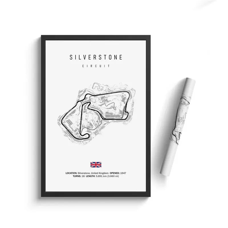 DecorBites™ F1 Circuit Canvas Painting - Motorsport Wall Art