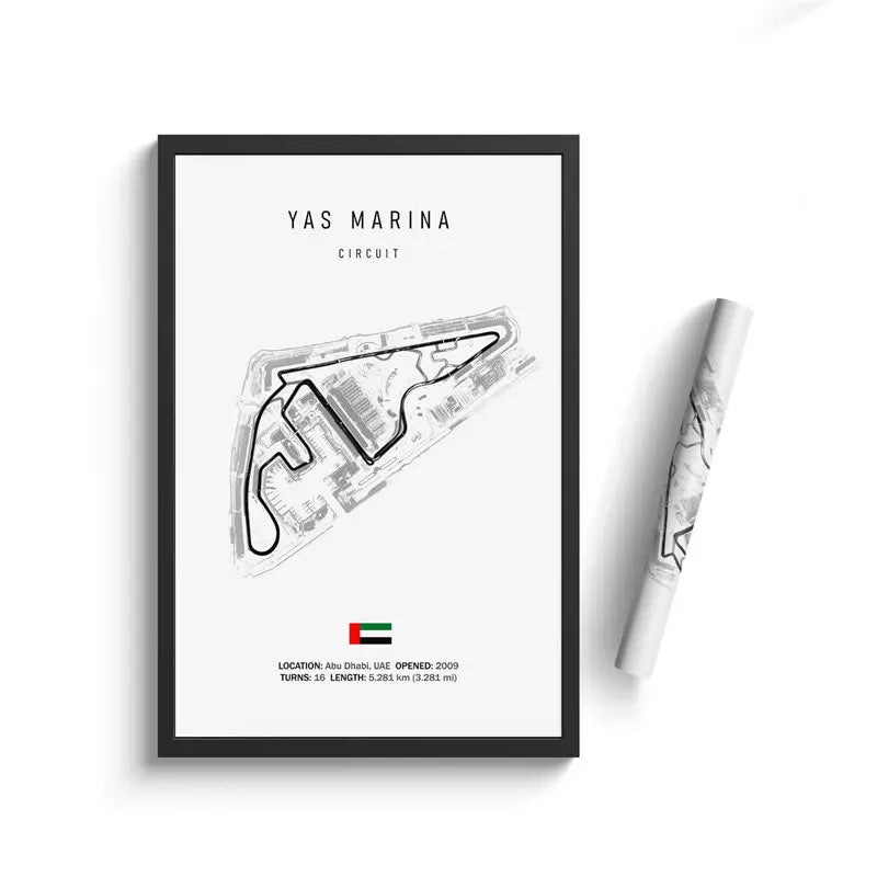 DecorBites™ F1 Circuit Canvas Painting - Motorsport Wall Art