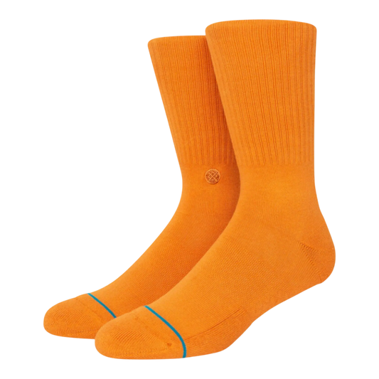 Stance Icon Classic Crew Men Crew Socks Rust/Orange