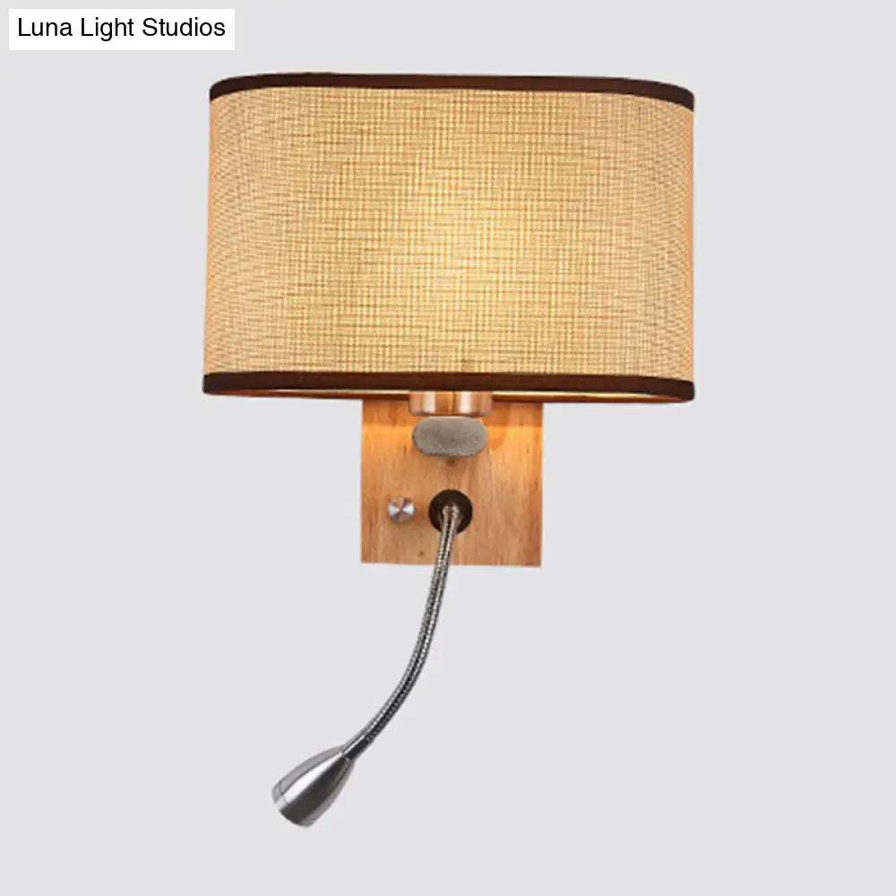 DecorBites™ Fabric Adjustable Bedside Reading Lamp