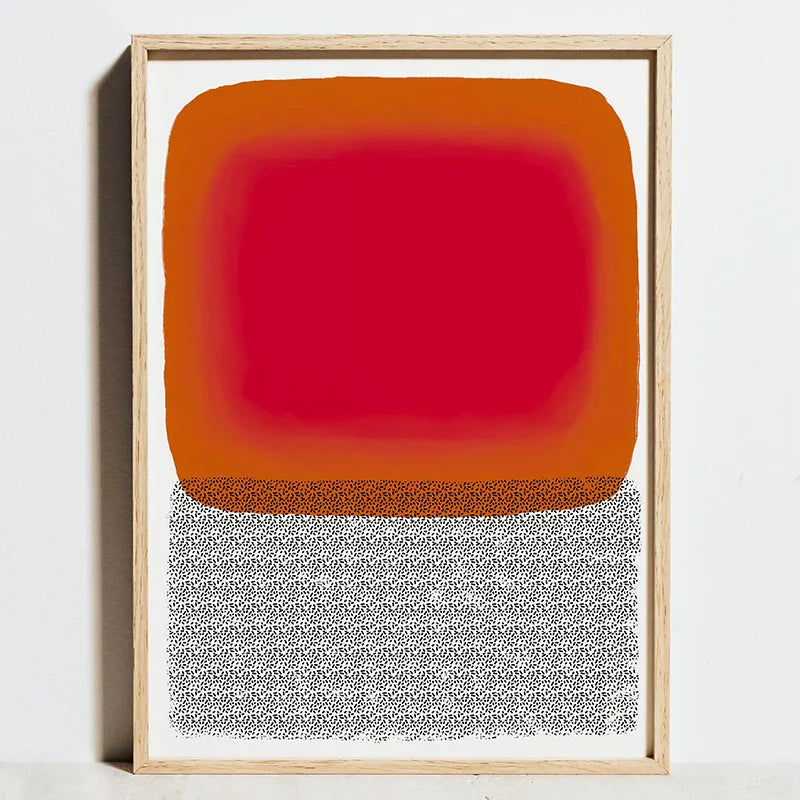 DecorBites™ Geometric Bauhaus Abstract Canvas Wall Art