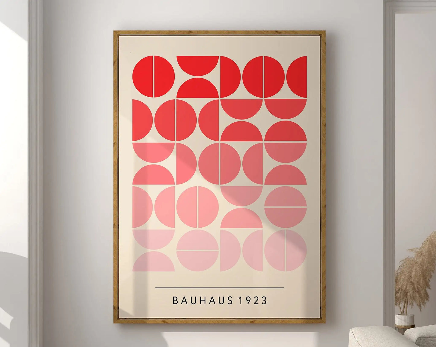 DecorBites™ Geometric Bauhaus Canvas Poster for Modern Home