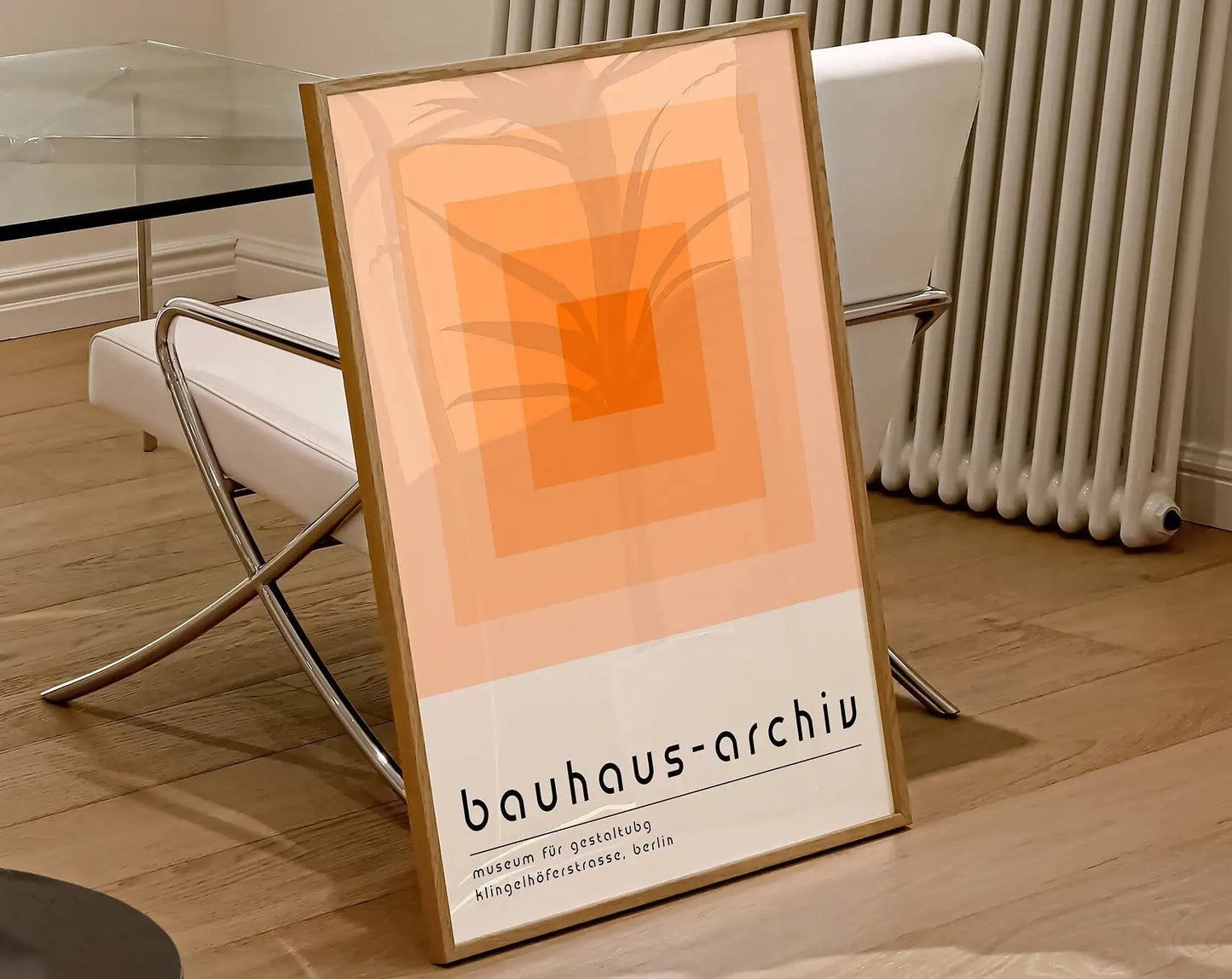 DecorBites™ Geometric Bauhaus Canvas Poster for Modern Home