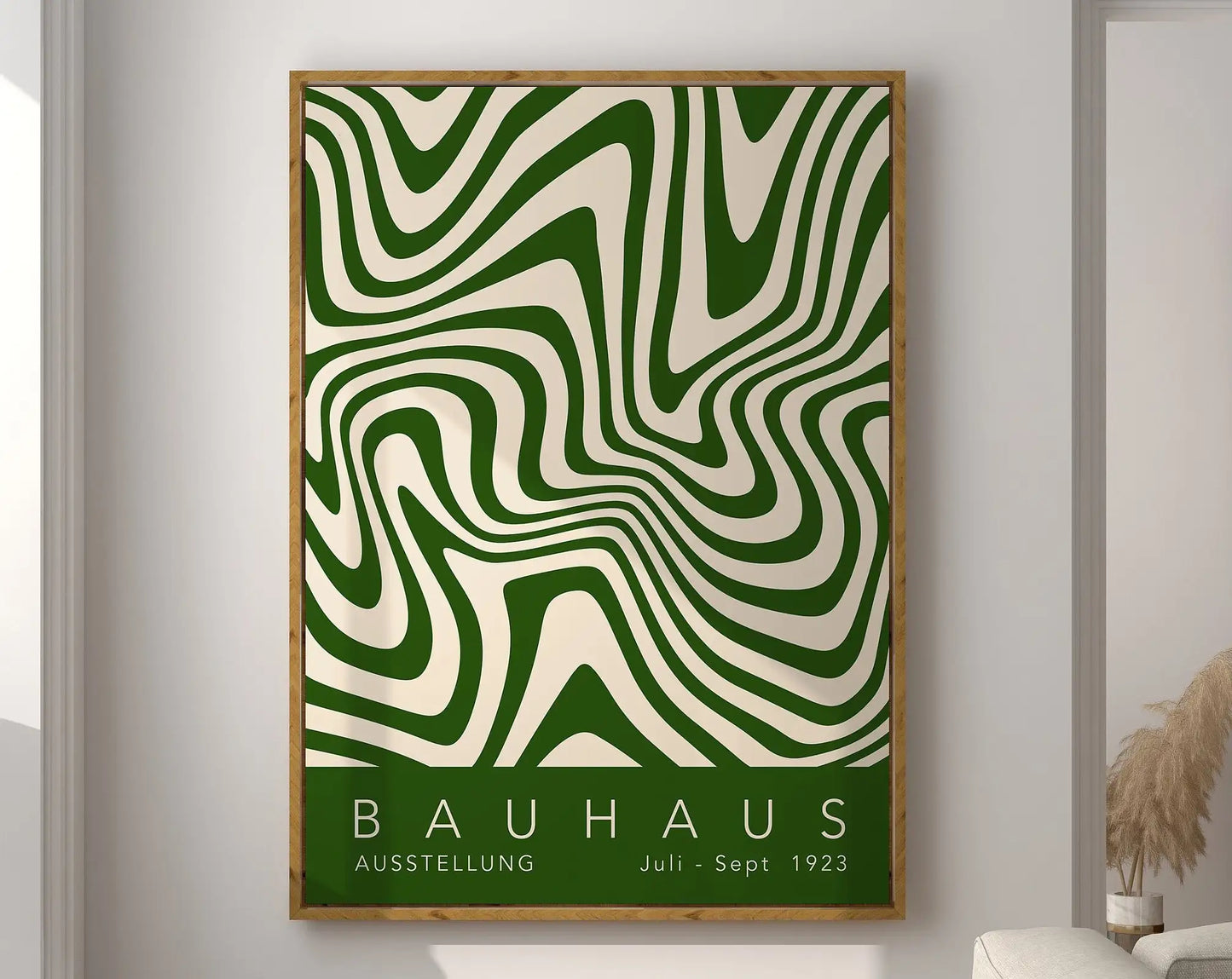 DecorBites™ Geometric Bauhaus Canvas Poster for Modern Home