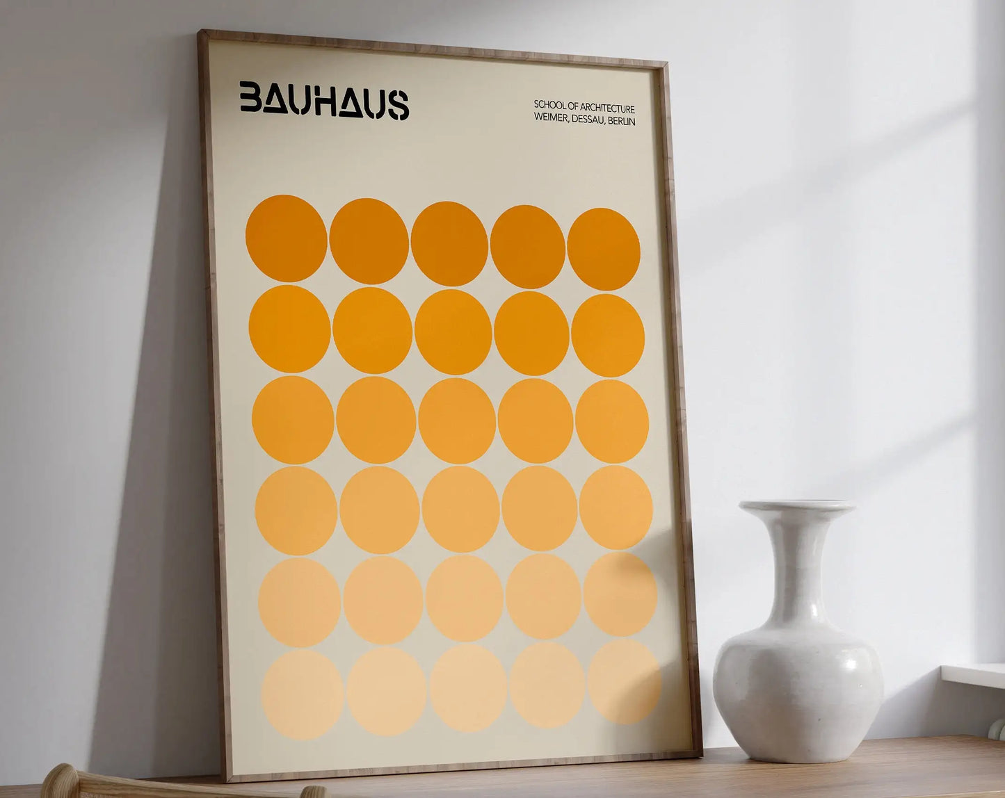 DecorBites™ Geometric Canvas Poster Retro Mid Century Wall Art