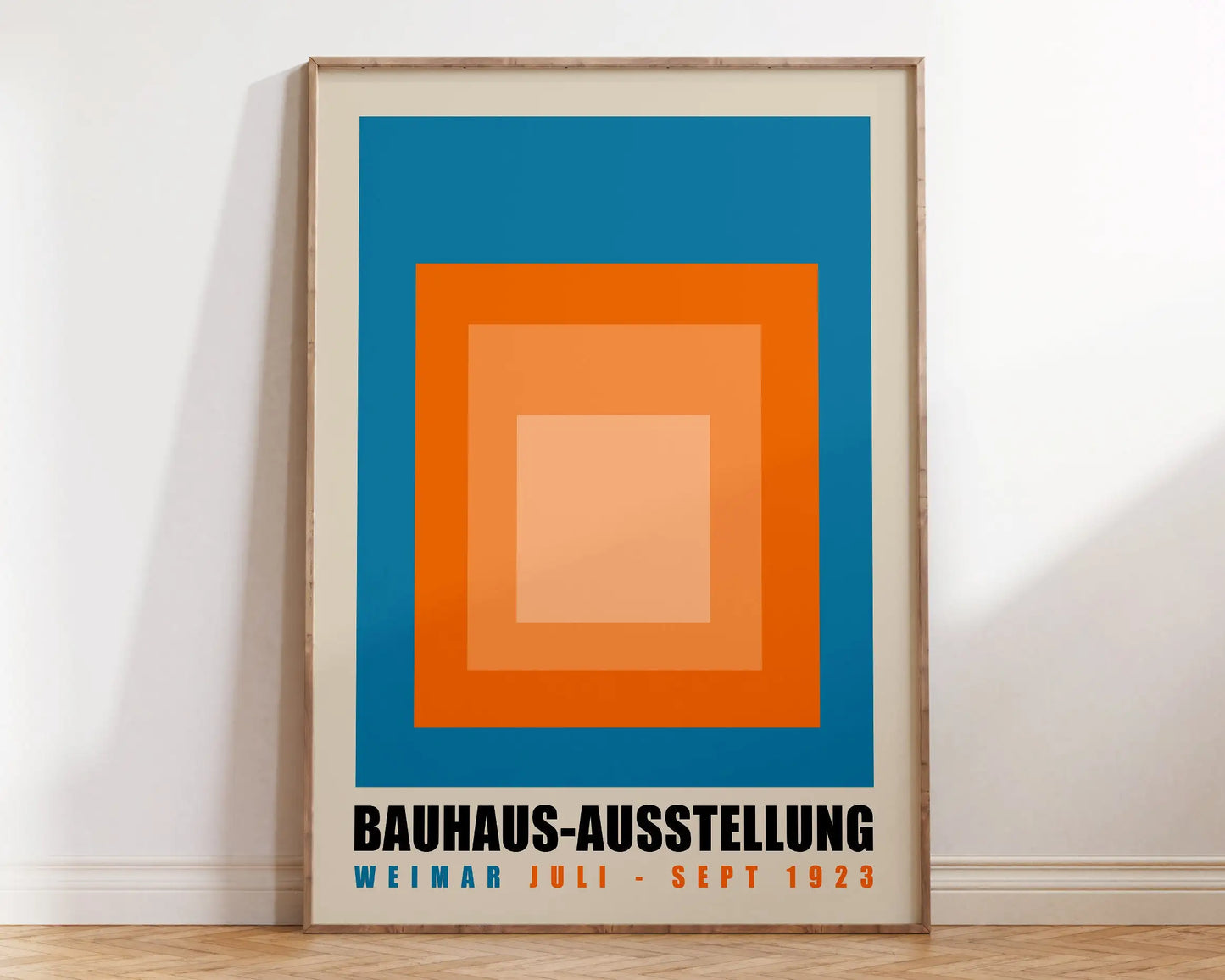 DecorBites™ Geometric Canvas Poster Retro Mid Century Wall Art