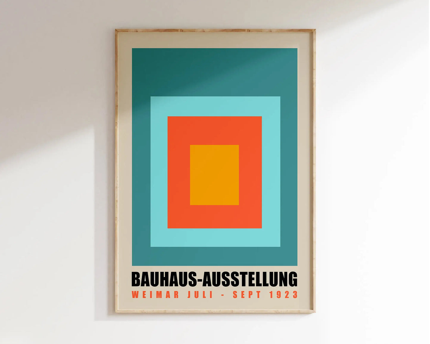 DecorBites™ Geometric Canvas Poster Retro Mid Century Wall Art