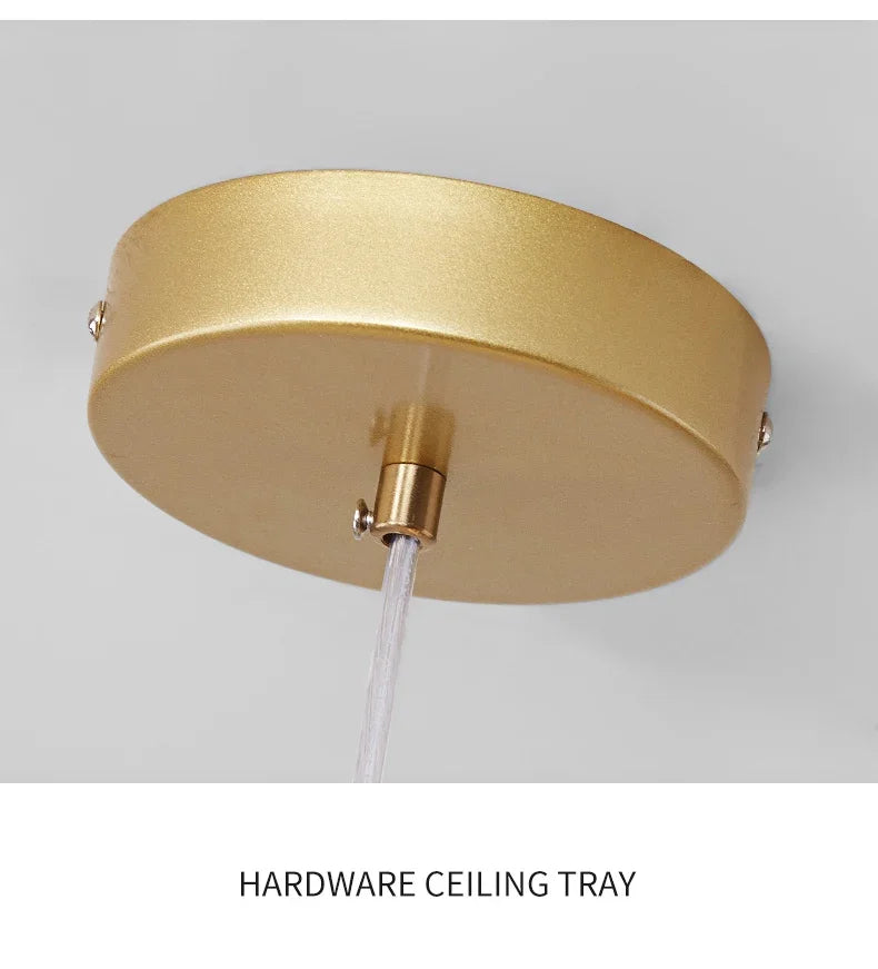 DecorBites™ Glass Ball Ceiling Chandelier for Dining Room