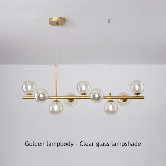 DecorBites™ Glass Ball Ceiling Chandelier for Home Decor