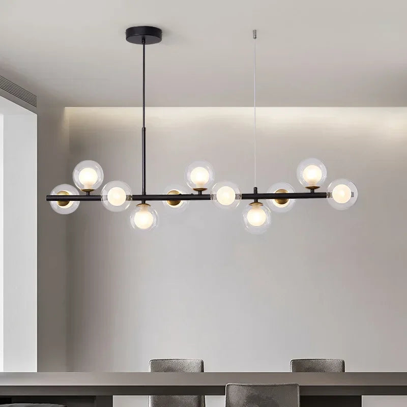 DecorBites™ Glass Ball Ceiling Chandelier for Home Decor