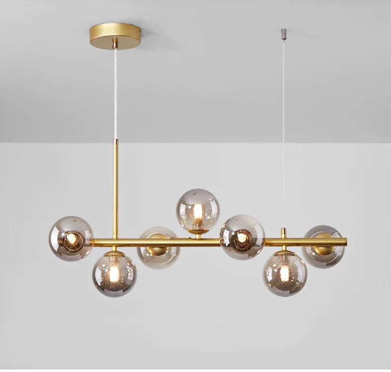 DecorBites™ Glass Ball Ceiling Chandelier for Home Decor