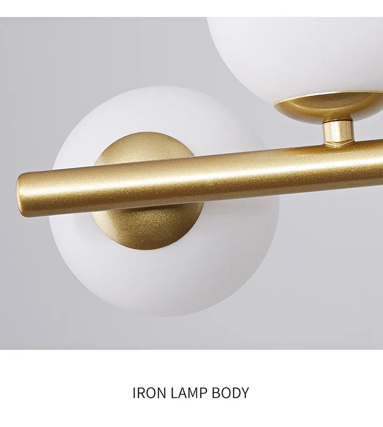 DecorBites™ Glass Ball Chandelier for Home Lighting