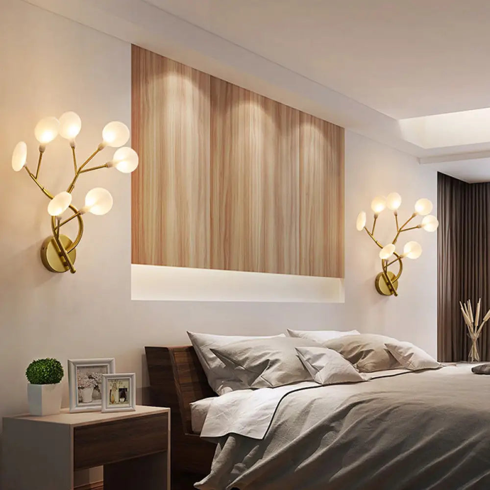 DecorBites™ Glowing Acrylic LED Wall Light for Modern Bedside Lighting