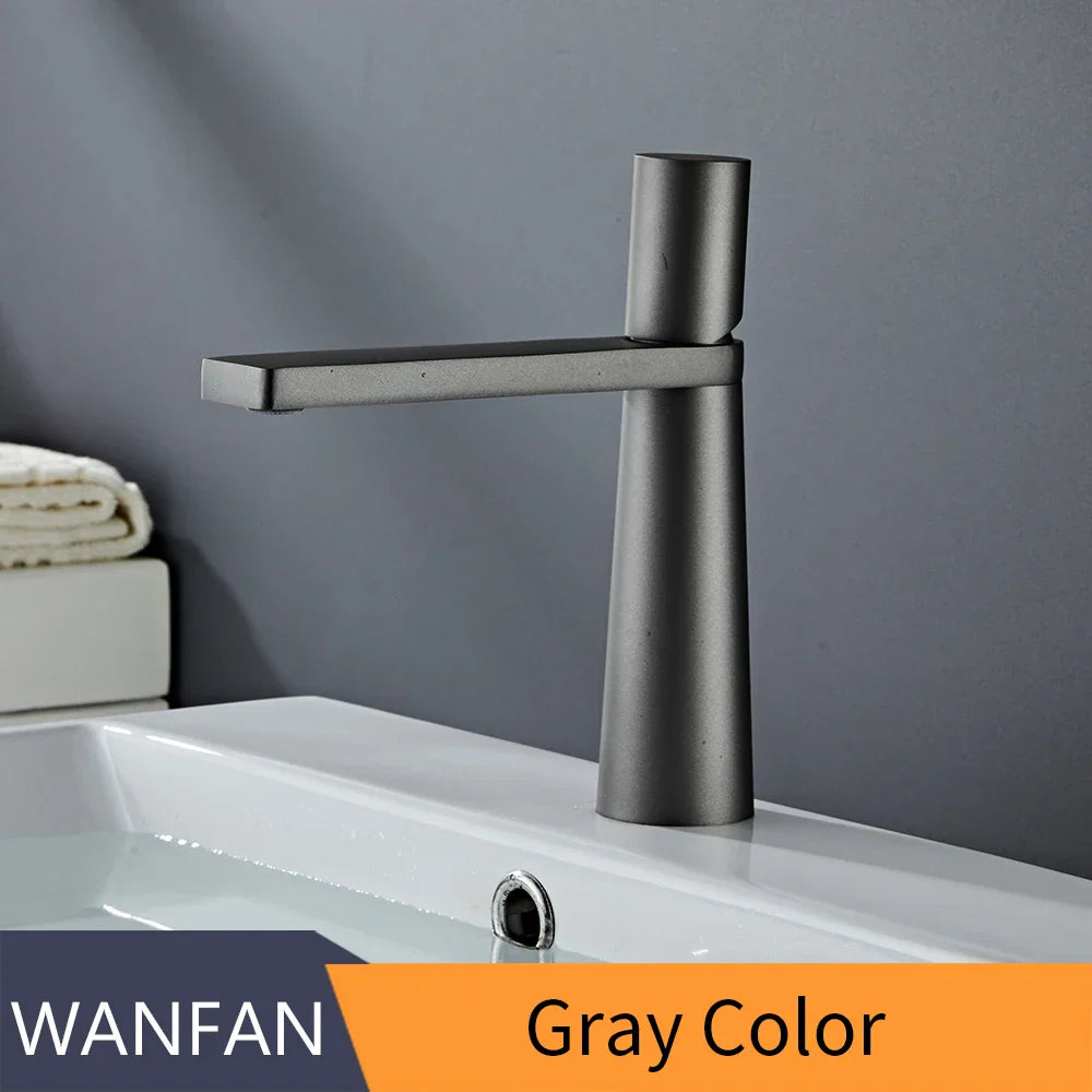 DecorBites™ Gold Brass Basin Faucet for Bathroom Sink