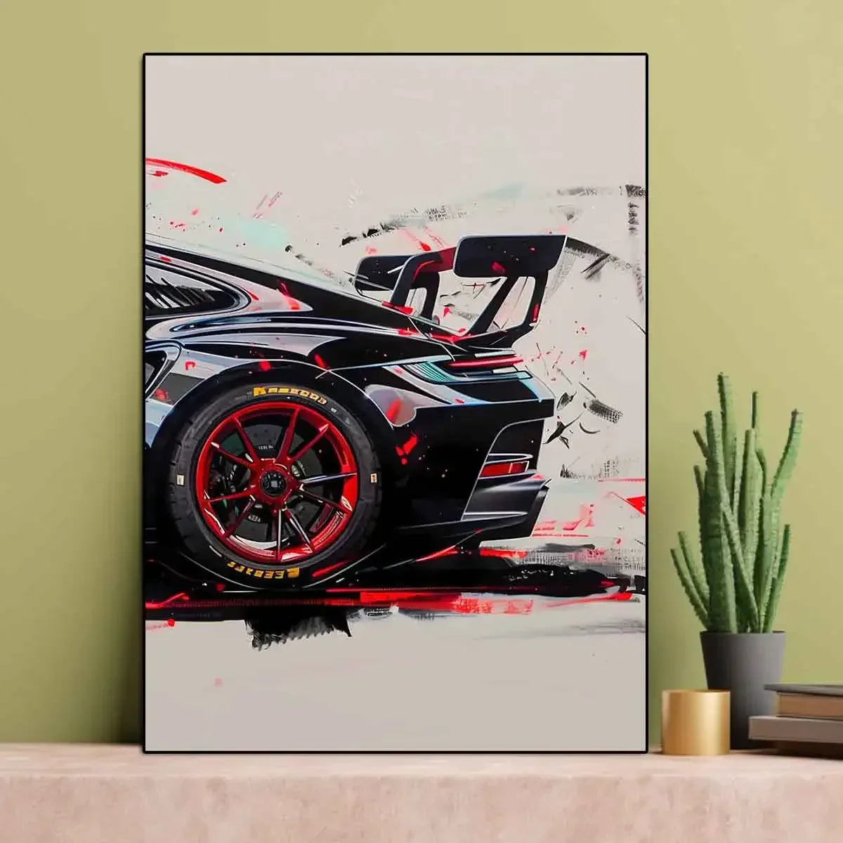 DecorBites™ GT3 RS Sports Car Canvas Wall Art