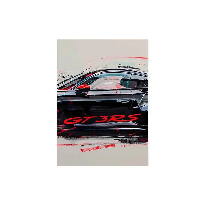 DecorBites™ GT3 RS Sports Car Canvas Wall Art