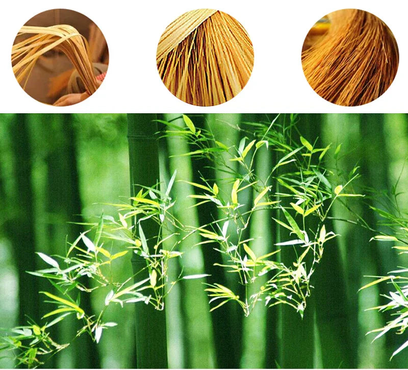 DecorBites™ Hand-Knit Bamboo Pendant Ceiling Light
