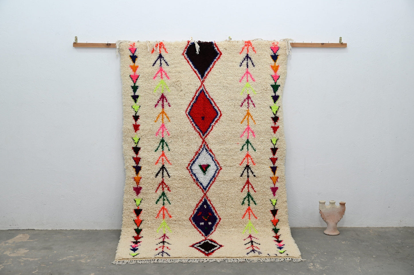 DecorBites™ Handmade Moroccan Azilal Rug - 231x152 cm