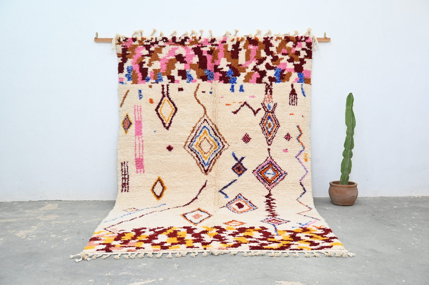 DecorBites™ Handmade Moroccan Azilal Rug - 309x207cm