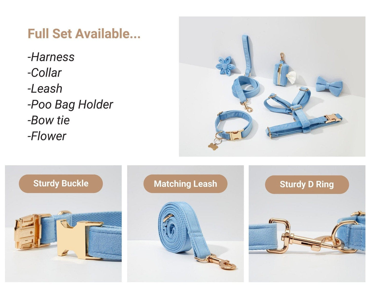 Blue Velvet Set