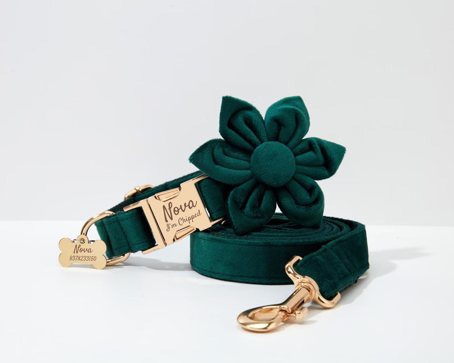 Green Velvet Set