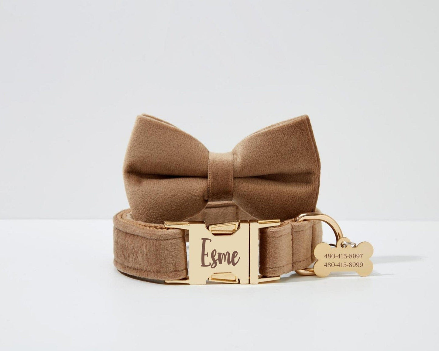 Shallow Khaki Velvet Set