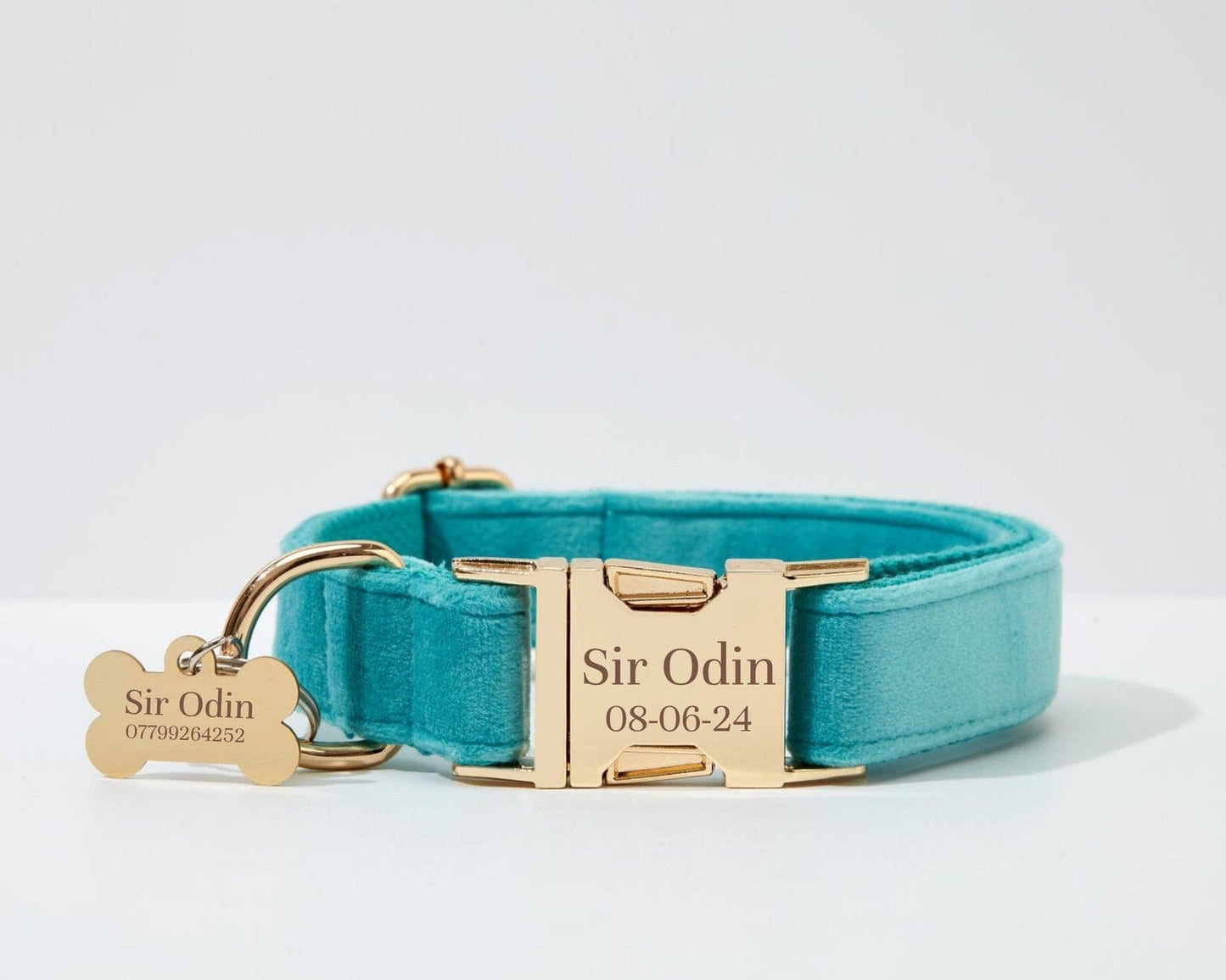 Turquoise Stone Velvet Set