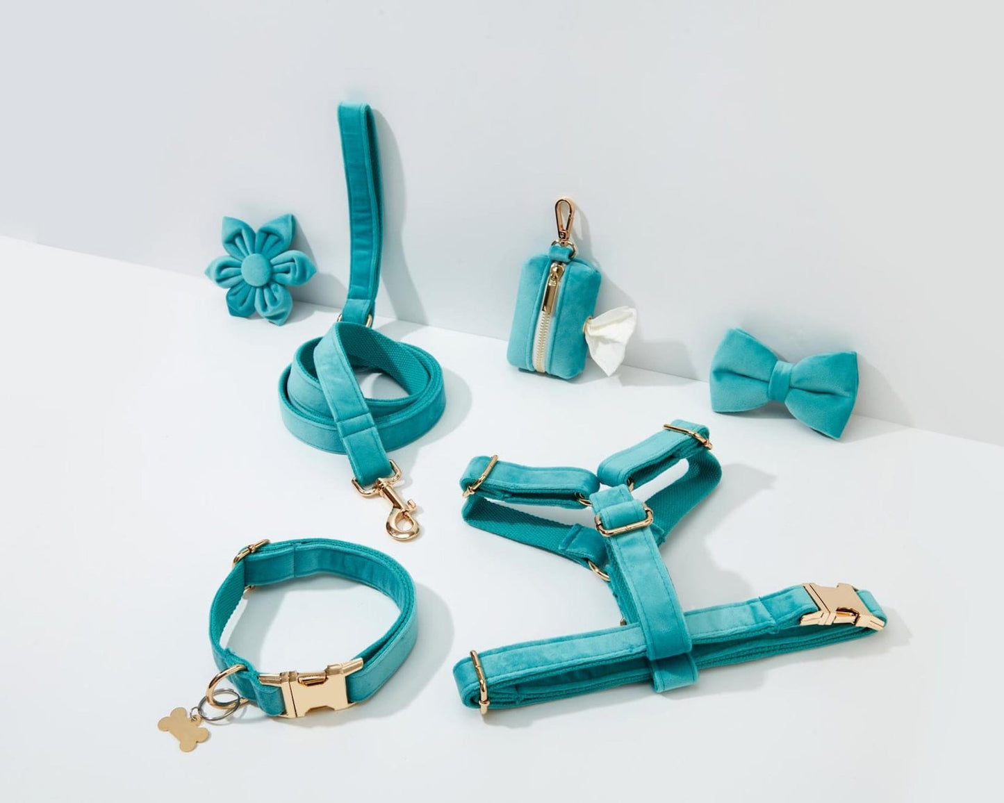 Turquoise Stone Velvet Set