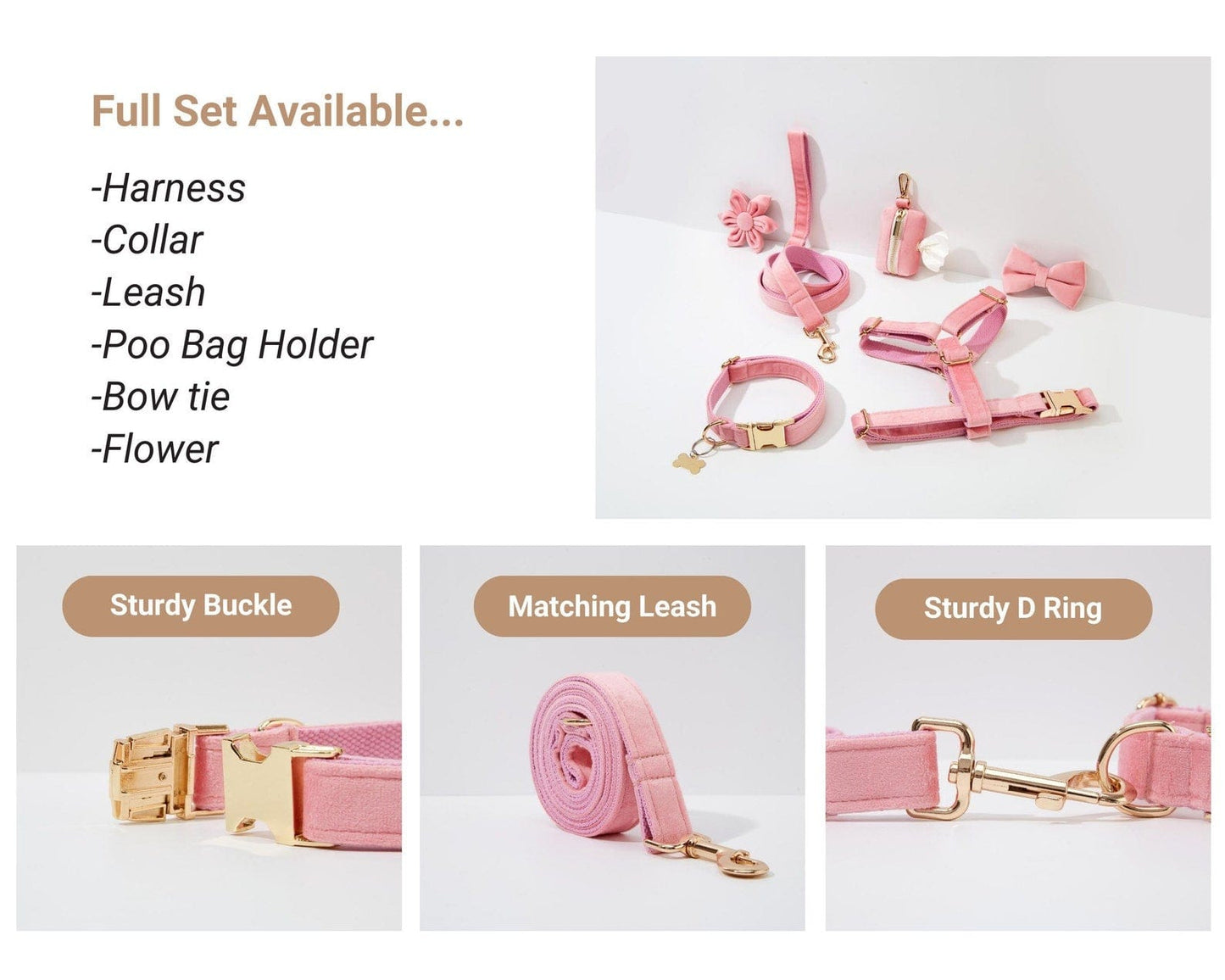 Pink Velvet Set