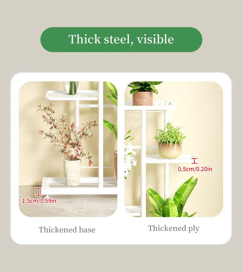 DecorBites™ Iron Plant Stand for Multiple Pots