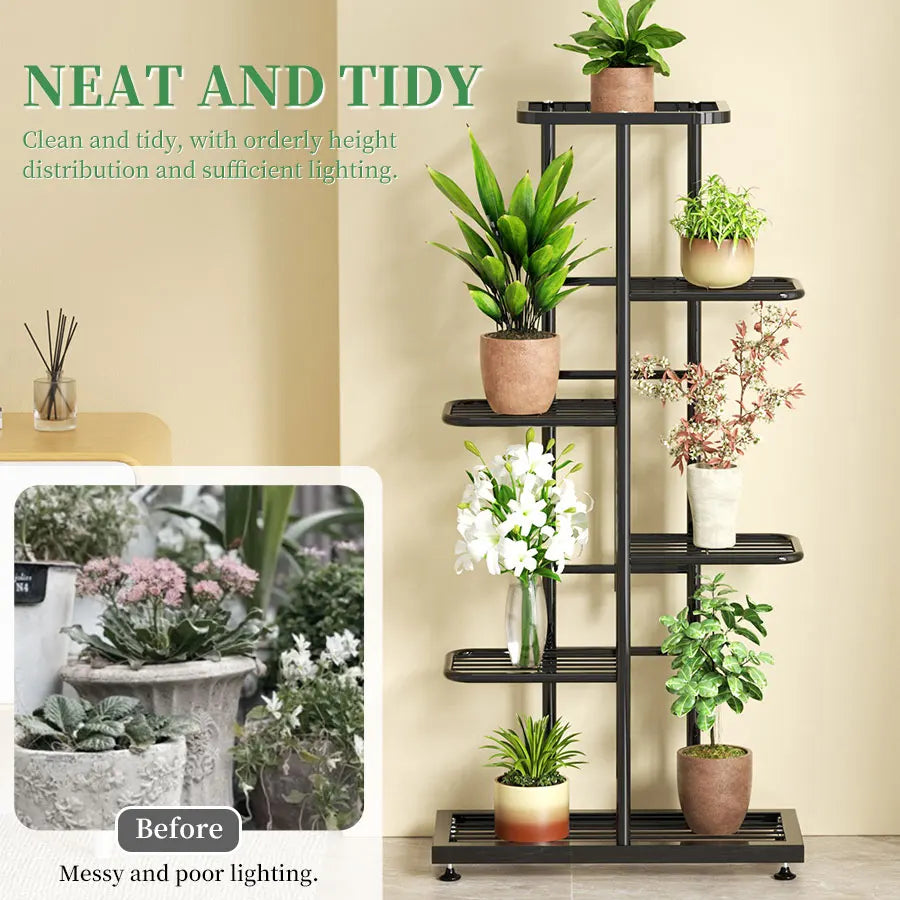 DecorBites™ Iron Plant Stand for Multiple Pots
