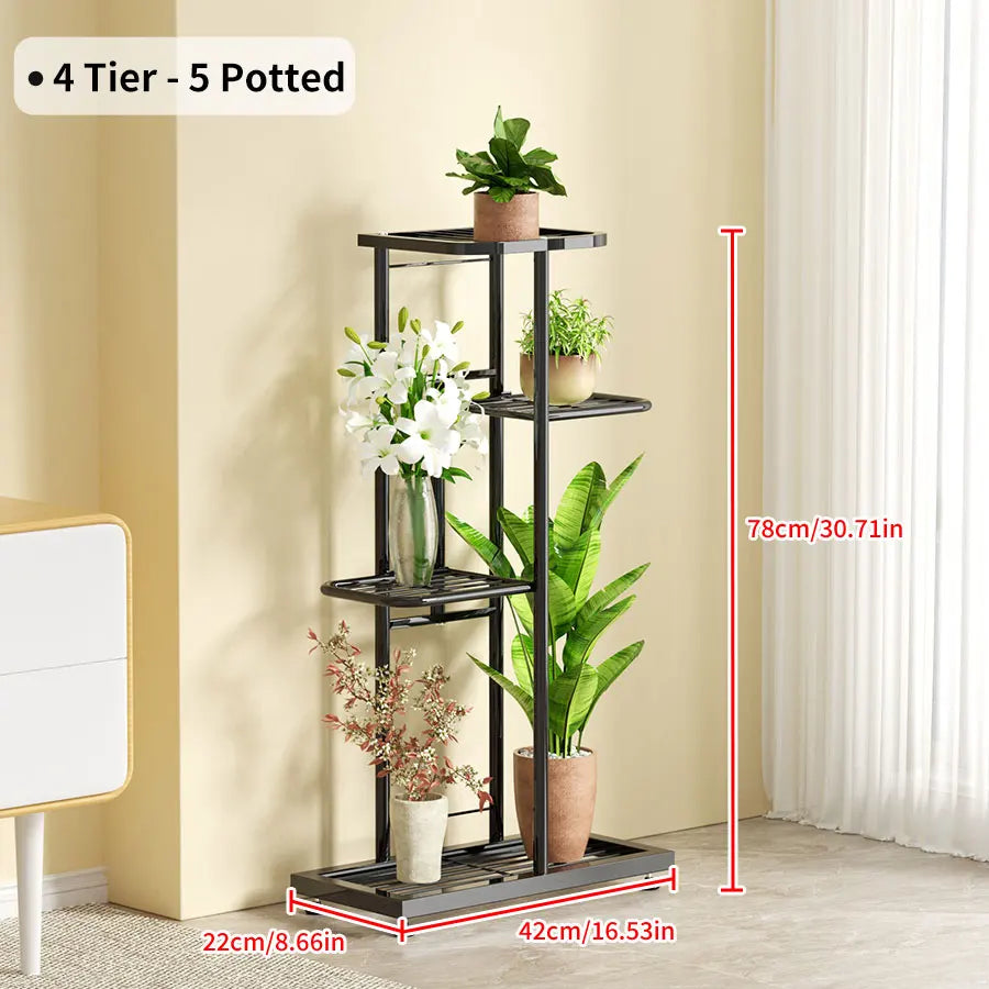 DecorBites™ Iron Plant Stand for Multiple Pots