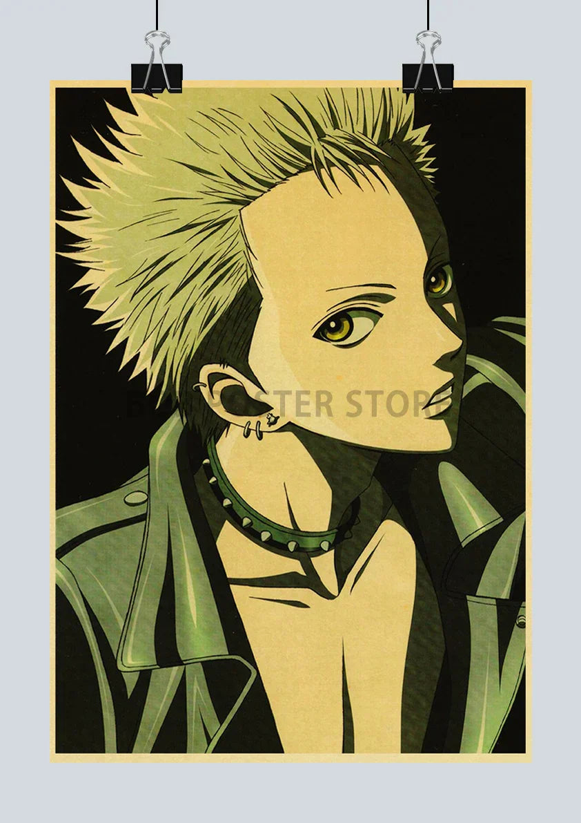 DecorBites™ "Japanese Anime NANA Retro Poster Set"