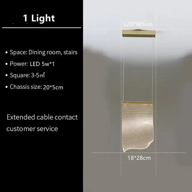 DecorBites™ LED Ceiling Chandelier for Modern Home