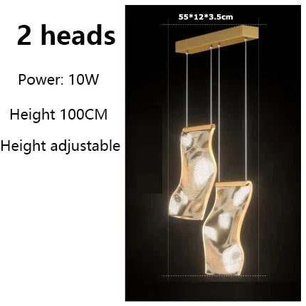 DecorBites™ LED Ceiling Chandelier for Modern Home