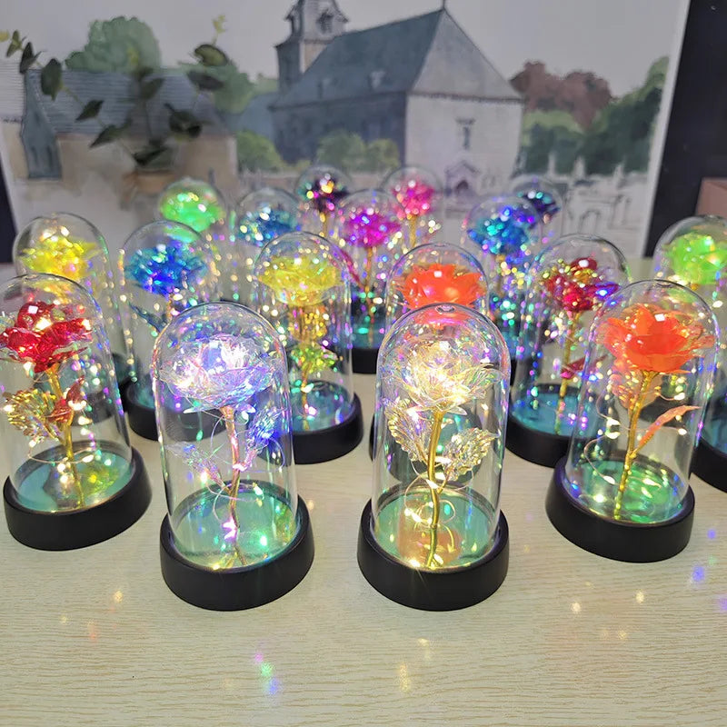 DecorBites™ LED Eternal Rose Light for Valentine's Day and Weddings