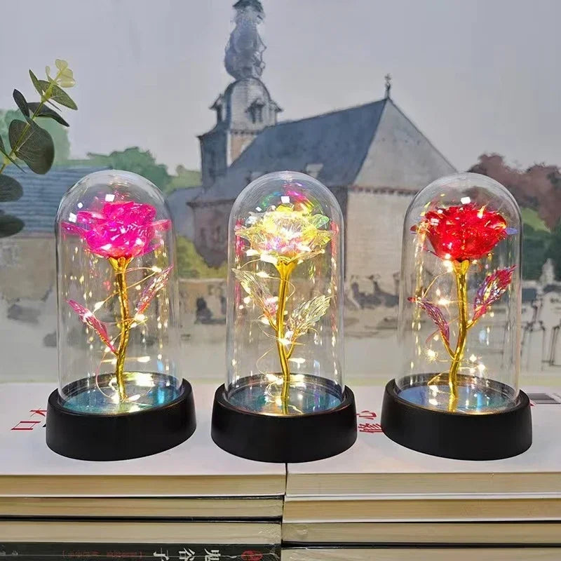 DecorBites™ LED Eternal Rose Light for Valentine's Day and Weddings