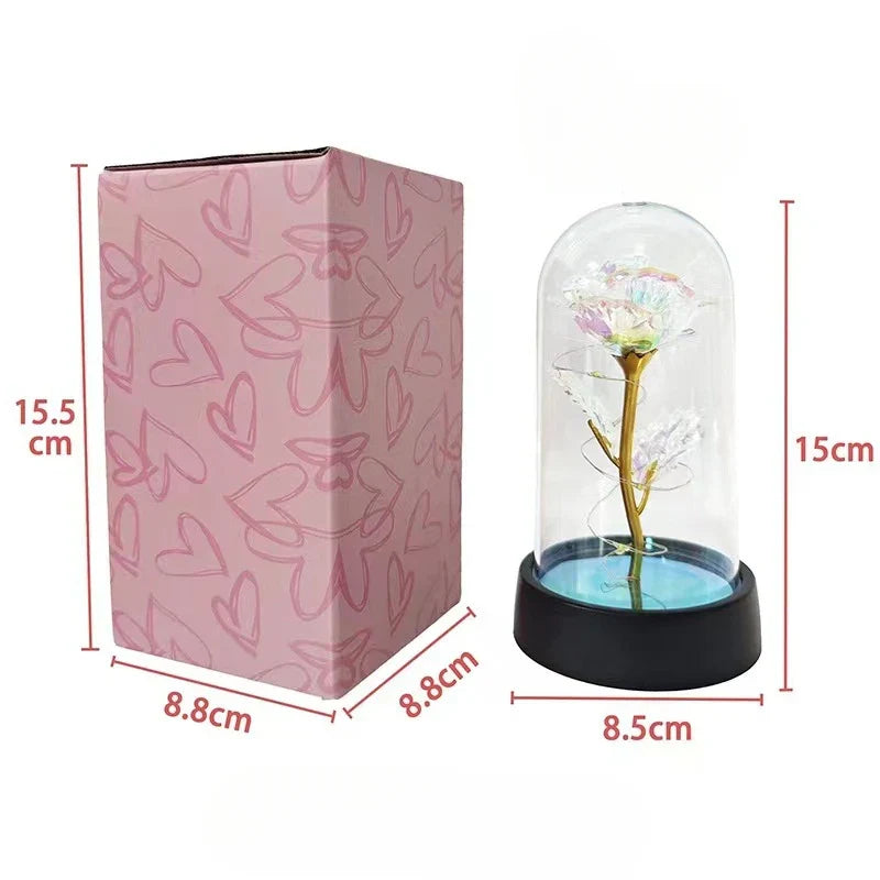 DecorBites™ LED Eternal Rose Light for Valentine's Day and Weddings